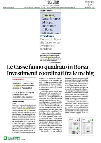 IL SOLE 24 ORE - 04.02.2020