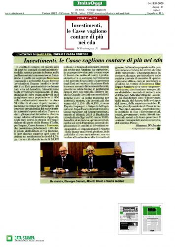 ITALIA OGGI - 04.02.2020