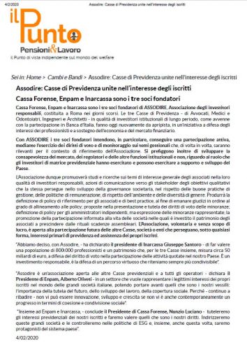 IL PUNTO - 04.02.2020